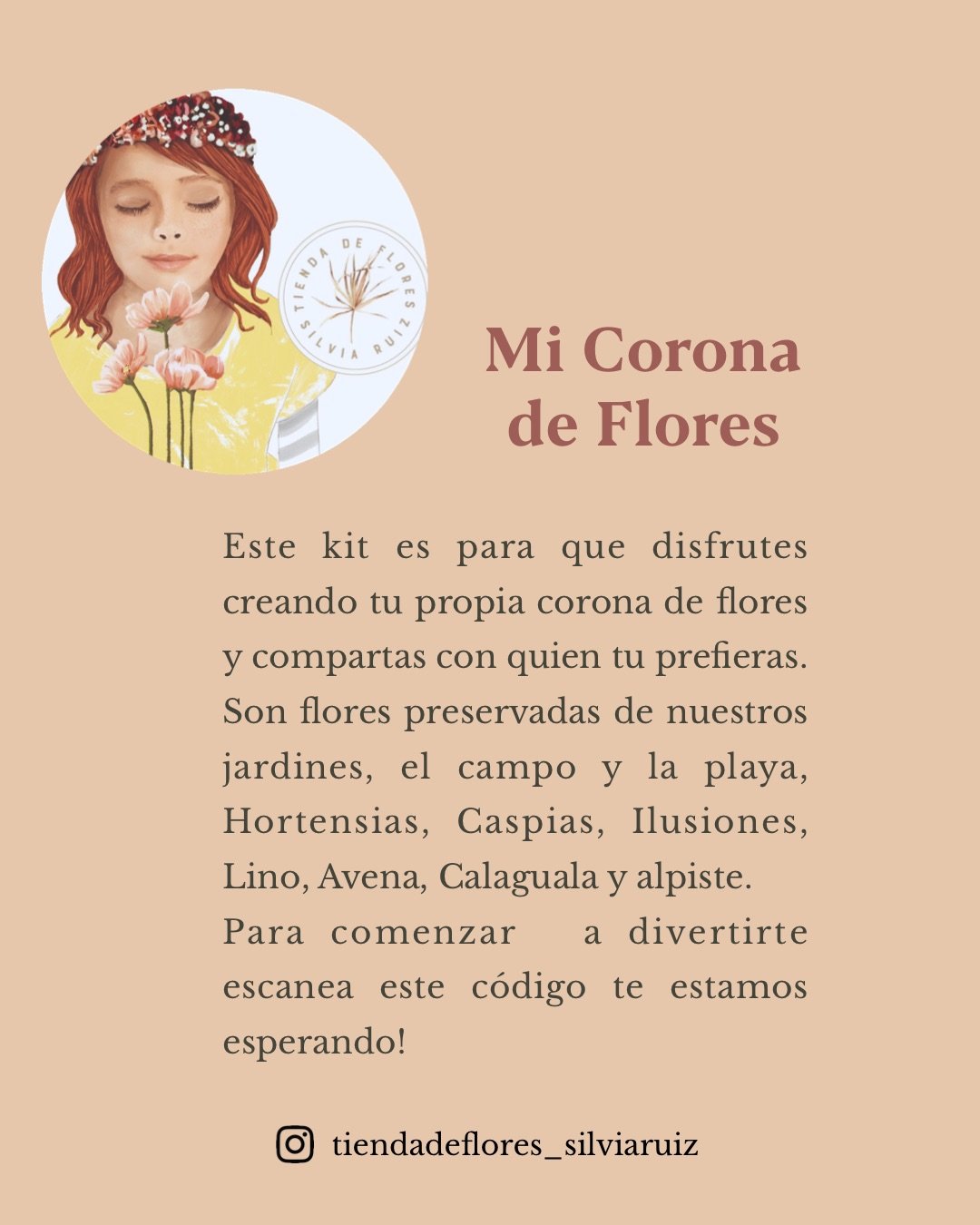 Kit Mi Corona de Flores - Imagen 2