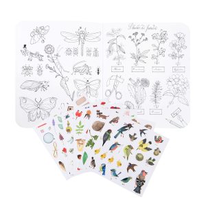 Libro Colorear + Stickers – Botanik